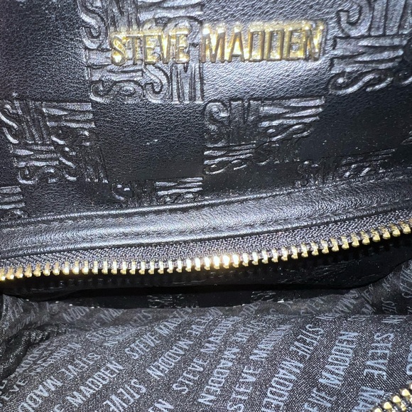 Steve Madden black logo mini backpack - Picture 6 of 7